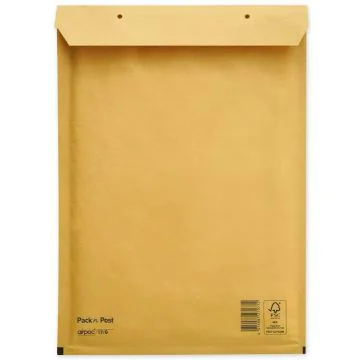 Pochettes d'expédition à coussin d'air - Marron - 250 x 350 mm : MAIL MEDIA Lot de 100 Visuel