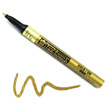 Marqueur permanent SAKURA Fin - Or : PEN TOUCH image