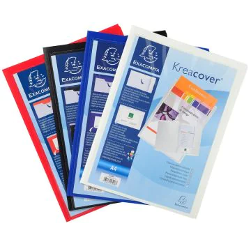 43500E EXACOMPTA Kreacover : Chemise personnalisable - Assortiment