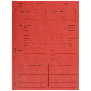 Dossier de suivi procédure Avocat Exacompta 445105E