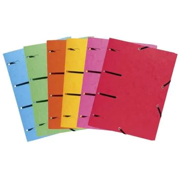 Chemise perforée à 3 rabats et élastiques - Assortiment EXACOMPTA Punchy Modèle