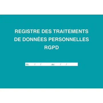 Registre RGPD Traitements des données personnelles ELVE 45001