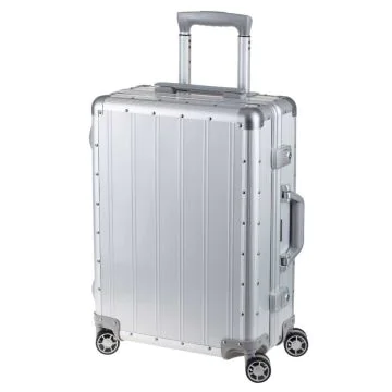 Valise de voyage  4 roulettes - Aluminium - Argent Mat : ALUMAXX Photo