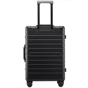 Valise de voyage avec 4 roulettes - Aluminium Noir : ALUMAXX 