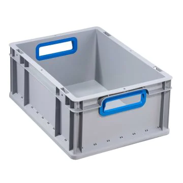 Bac de rangement EuroBox 400 x 300 mm - Gris : ALLIT ProfiPlus 417