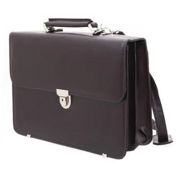 Cartable en cuir marron STANFORD de DAVIDT'S 462105-08