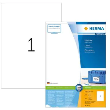 Étiquettes adhésives blanches - Multi-usages 4631 Herma 