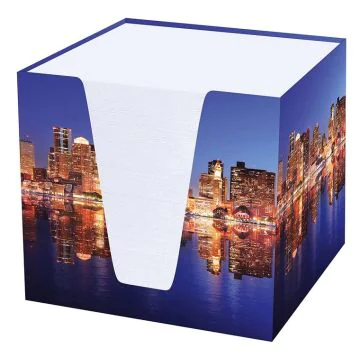 Cube bloc-notes - Skyline - 92 x 92 mm : RNK VERLAG image