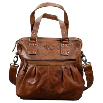 Sac à Main femme - Cuir Marron : PRIDE ET SOUL Holly visuel