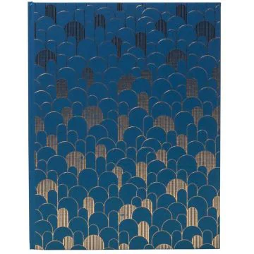 Livre d'or - 270 x 220 mm - Vertical : Bleu EXACOMPTA NeoDeco image