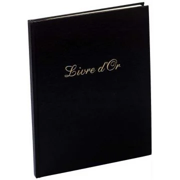 Livre d'or - 270 x 220 mm - Noir EXACOMPTA Balacron Photo