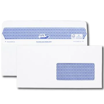 Enveloppe SECURE avec fenêtre - DL 112 x 225 mm Blanc GPV Lot de 100