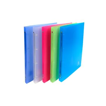 Exacompta 51169E Chromaline : Classeur souple Assortiment - 4 anneaux