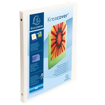 EXACOMPTA : Classeurs personnalisables 1 pochette - Blanc 51189E