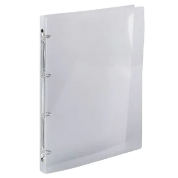 Exacompta 51194E Crystal : Classeur souple Cristal - 4 anneaux