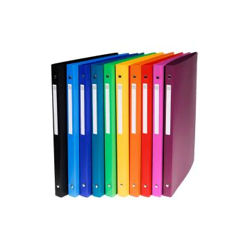 Exacompta 51299E : Classeur souple assortiment - 4 anneaux 