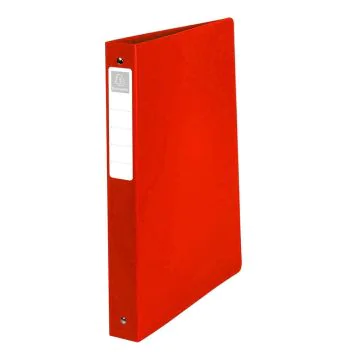 Exacompta 51395E : Classeur rigide Rouge - 4 anneaux