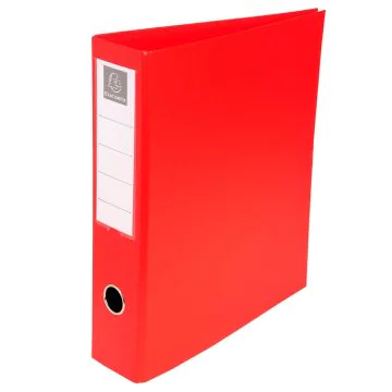 EXACOMPTA : Classeurs à 4 anneaux - Dos de 70 mm - Rouge 51745E
