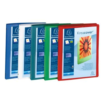 EXACOMPTA : Classeurs personnalisables 1 pochette - Assortiment 51989E