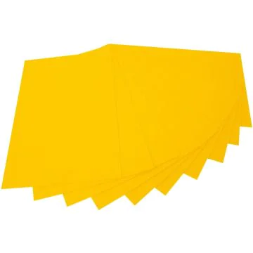 Feutrine de Bricolage - Jaune banane - 200 x 300 mm : FOLIA Lot de 10 Visuel