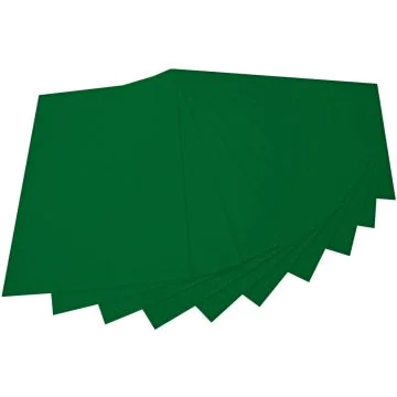 Feutrine de Bricolage - Vert sapin - 200 x 300 mm : FOLIA Lot de 10 Visuel