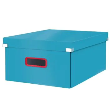 Boîte de rangement Click & Store Cosy L - 369 x 482 x 200 mm - Bleu : LEITZ image
