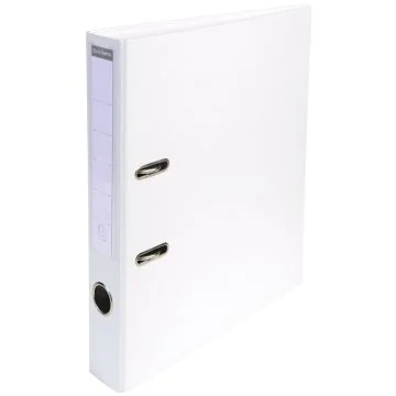 Classeur à levier en PVC - Dos de 50 mm - Blanc EXACOMPTA Visuel