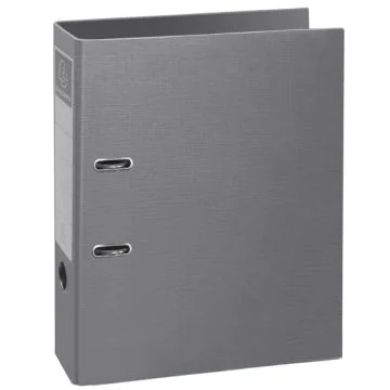 Classeur à levier - 2 anneaux de 80 mm - Gris : EXACOMPTA Teksto image