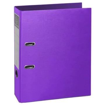 Classeur à levier - 2 anneaux de 80 mm - Gris : EXACOMPTA Teksto image