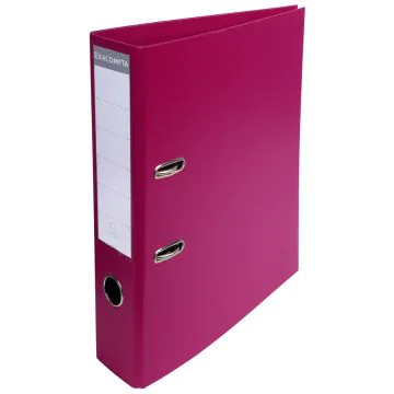 Classeur à levier en PVC - Dos de 70 mm - Fuchsia : EXACOMPTA Visuel