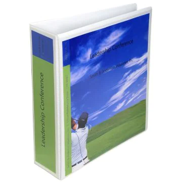 Classeur à levier avec Pochettes - Dos de 80 mm - Blanc : EXACOMPTA Image