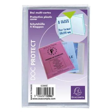 Exacompta 5396E Etuis multi-cartes - 88 x 138 mm 