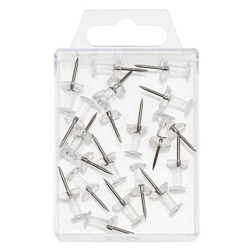 Photo WEDO : Boite de 20 punaises  Transparent - 54149