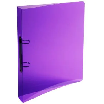 54298E Crystal : Classeur souple Assortiment - 2 anneaux violet