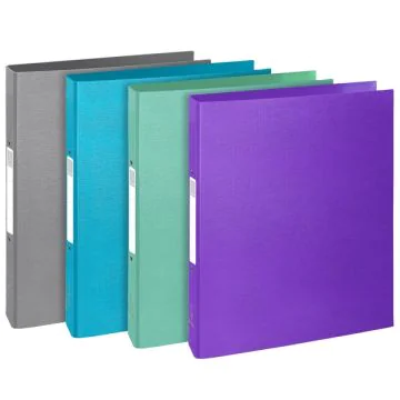 Classeur Rigide - 2 anneaux de 30 mm - Assortiment : EXACOMPTA Teksto image