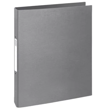Classeur Rigide - 2 anneaux de 30 mm - Gris : EXACOMPTA Teksto image
