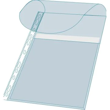 5502E Pochette perforée à soufflet Exacompta A4 vertical modèle