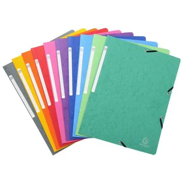 Chemise à élastiques sans rabat - Assortiment 10 couleurs : EXACOMPTA Photo