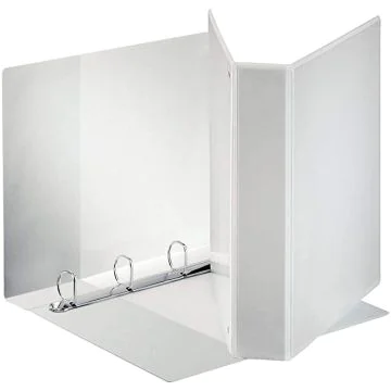 Classeur Personnalisable 3 Pochettes - Blanc - 4 anneaux de 50 mm : ESSELTE Image
