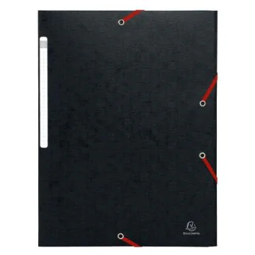 EXACOMPTA 55751E - Chemises à élastiques Scotten - Noir