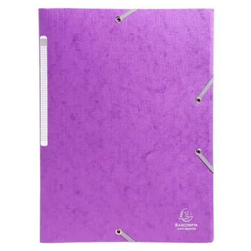 EXACOMPTA 55757E - Chemises à élastiques Scotten - Violet