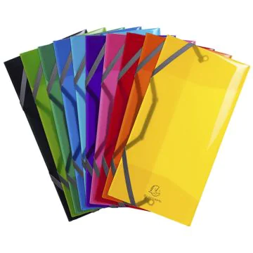 Chemise à élastiques Iderama - 12 x 23.5 cm Assortiment EXACOMPTA Image