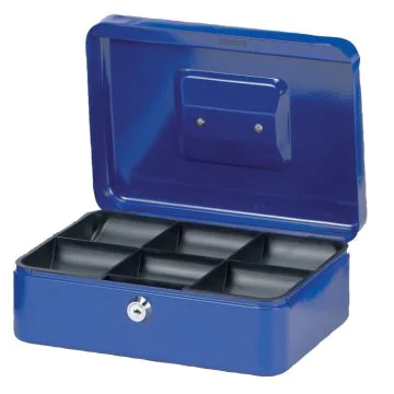 Photo Caissette à monnaie - Bleu - 250 x 191 x 90 mm MAUL