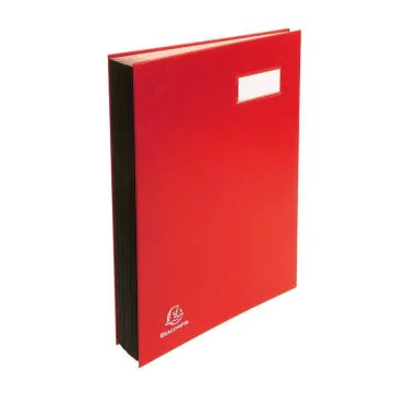 EXACOMPTA : Parapheur Direction - 20 compartiments - Rouge 57025E