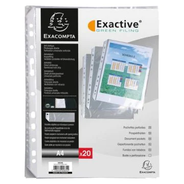 5834E Pochettes perforées Exacompta Exactive A4