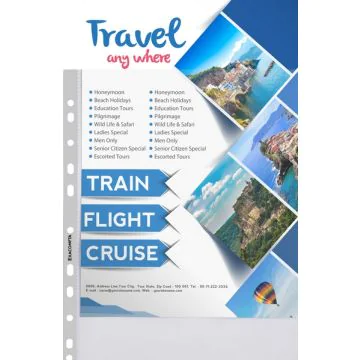 Pochettes perforées Premium - A4  - Cristal : EXACOMPTA Lot de 100 image