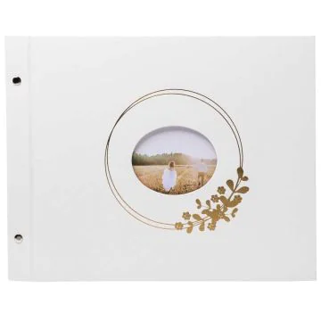 Album Photos à vis - 370 x 290 mm - 160 Photos - Blanc : EXACOMPTA Ringflower