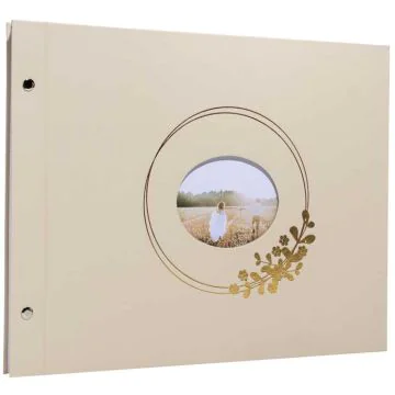 Album Photos à vis - 370 x 290 mm - 160 Photos - Latte : EXACOMPTA Ringflower