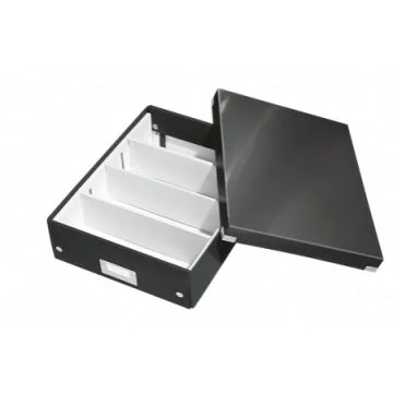Boite de rangement à compartiments WOW - Noir LEITZ 6057-00-95 modèle