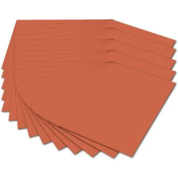 Carton de Bricolage A4 - Orange - 300 g/m² : FOLIA Lot de 50 Visuel
